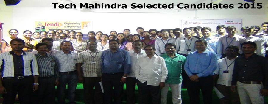 Tech Mahindra Selected Students